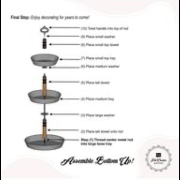 3 tier tray - Picture 5 of 7